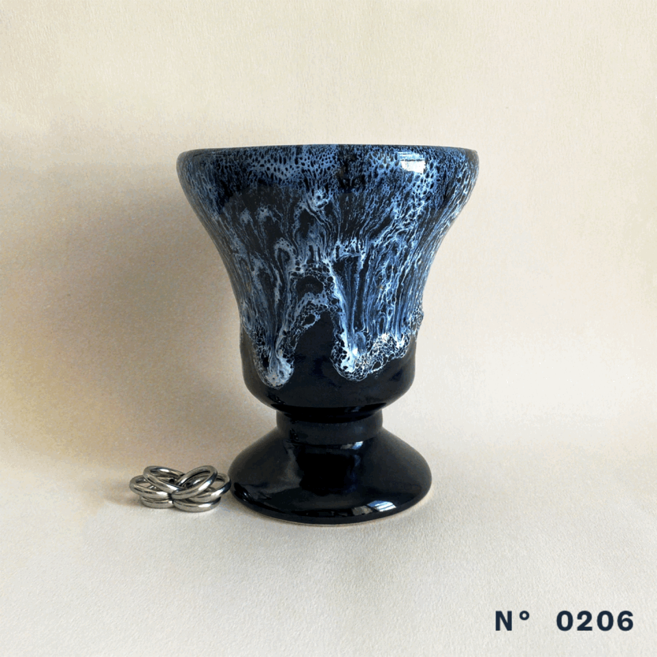 #0206 - Grande coupe en grès flammé