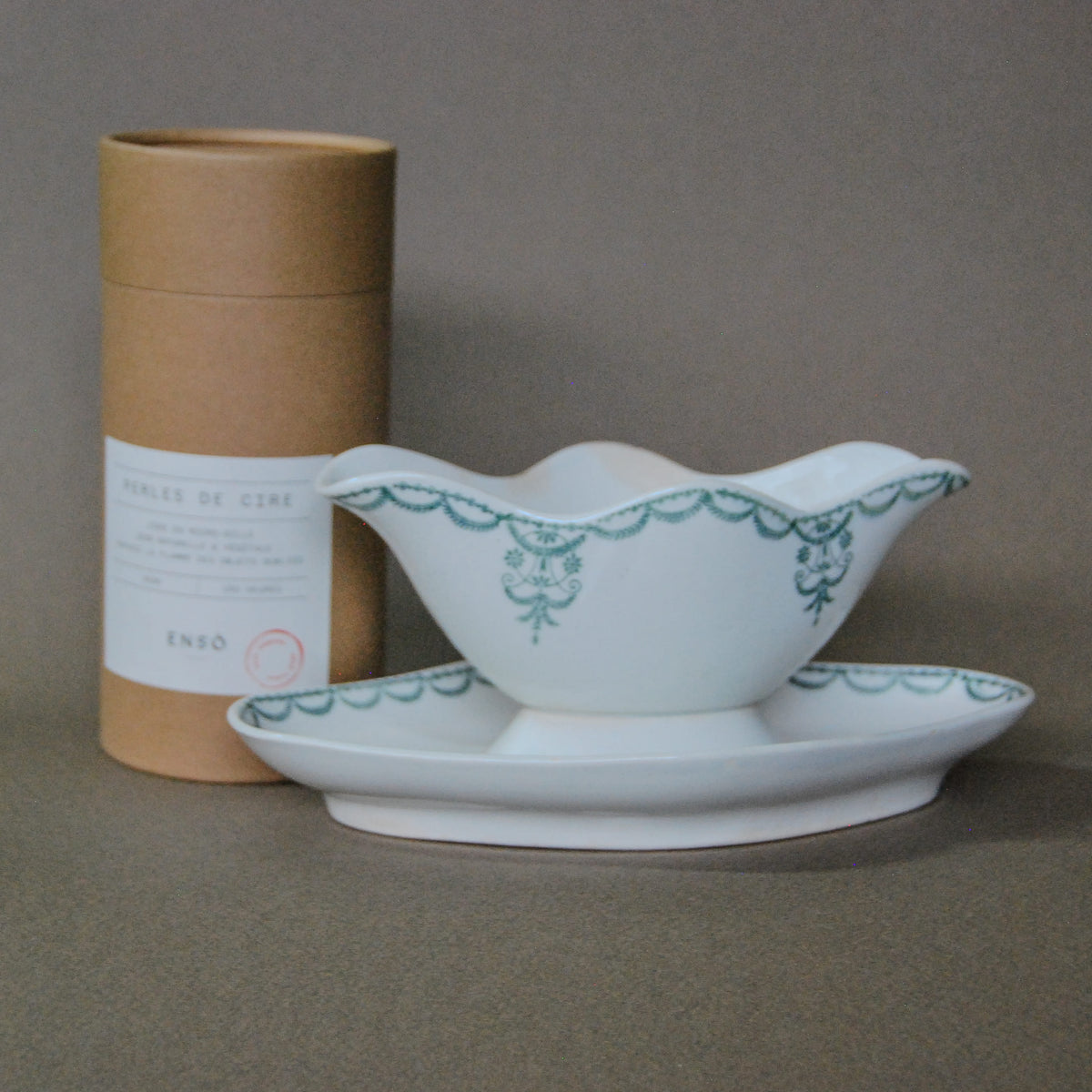 Pack Perles + Saucière vintage