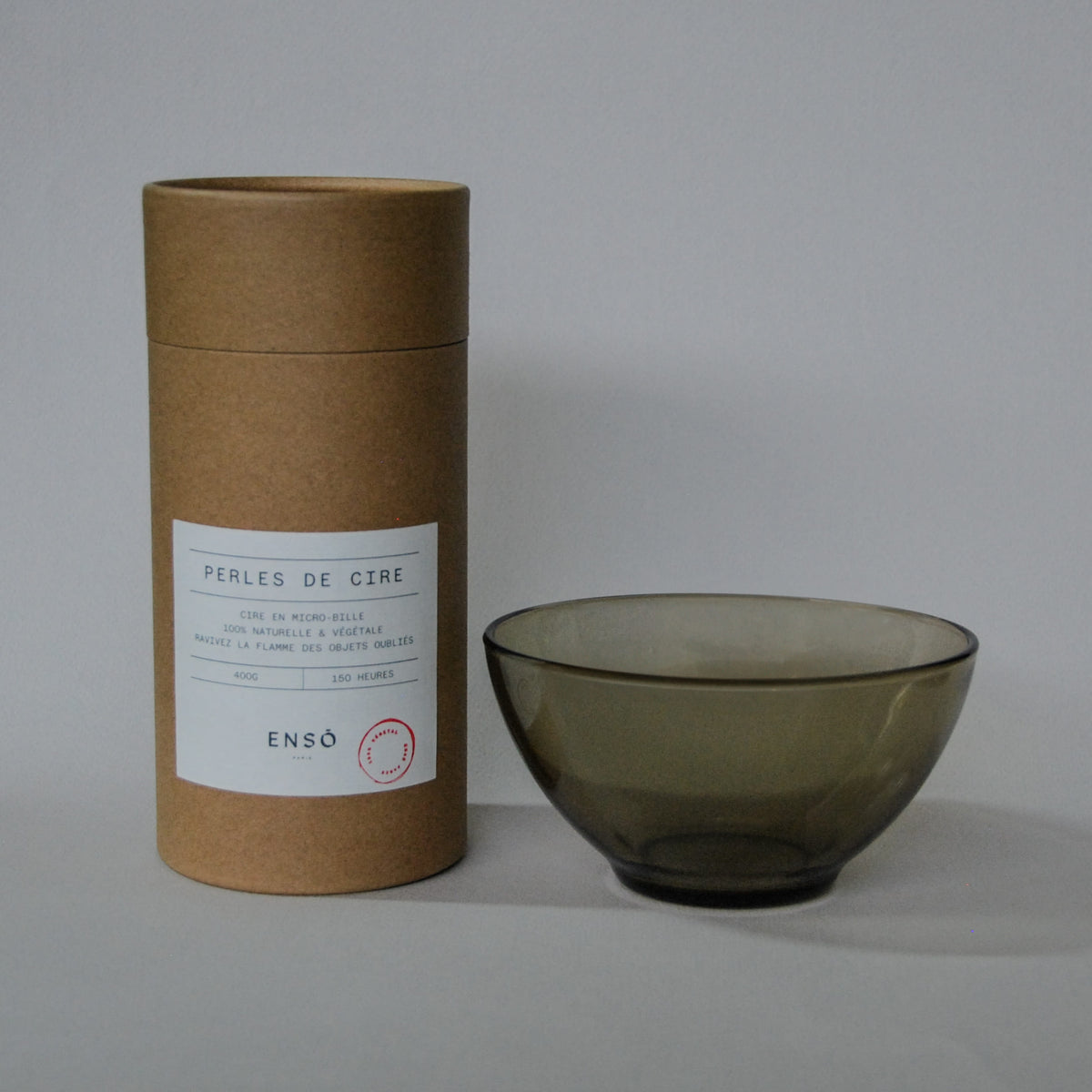 Pack Perles + Bol verre fumé