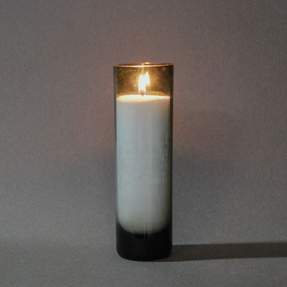 Pack Perles + Vase verre fumé