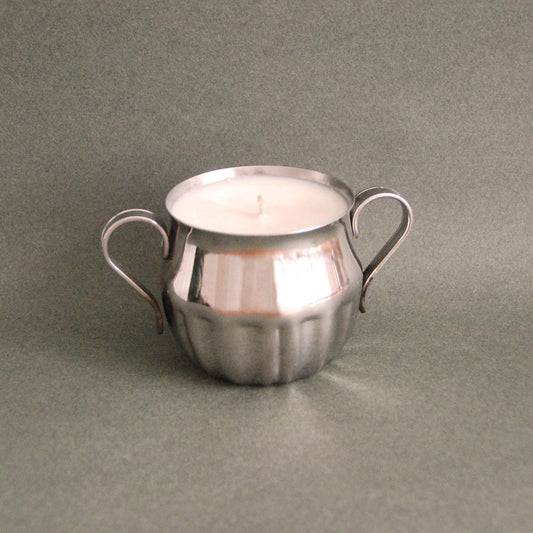 #0001 - Pot en métal argenté